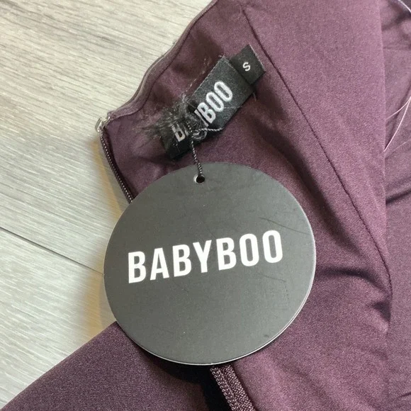 Babyboo Merritt Gown Plum Small New With Tags - Picture 6 of 7